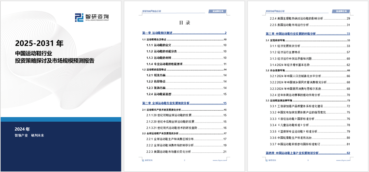 资前景研究报告（2025-2031年）千亿球友会中国运动鞋行业发展现状及投(图6)